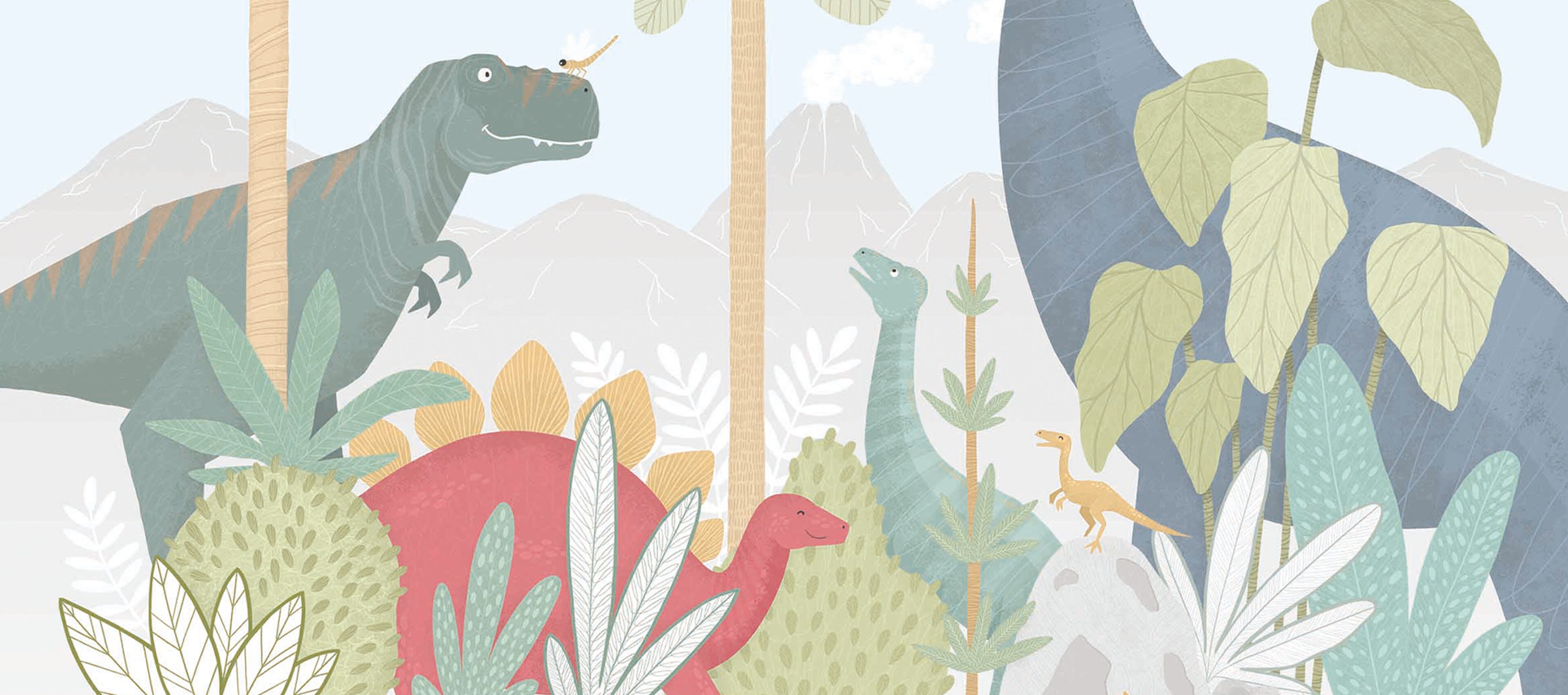 chambre enfant thème dinosaures